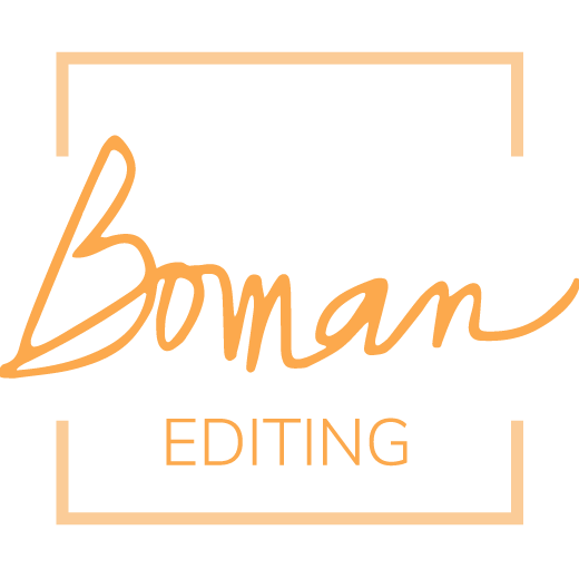 Boman Editing Logo